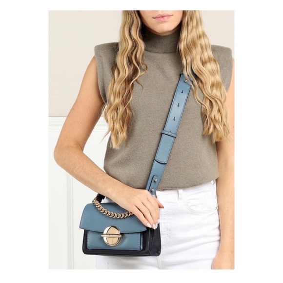 New! Marc Jacobs Tuck Lock Pebbled Leather Crossbody Shoulder Bag in Rose Dust - Picture 2 of 11